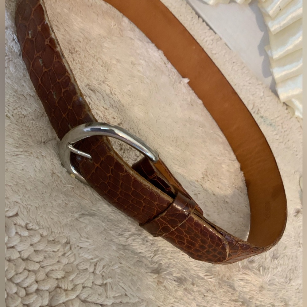 WOMENS ALLIGATOR BELT